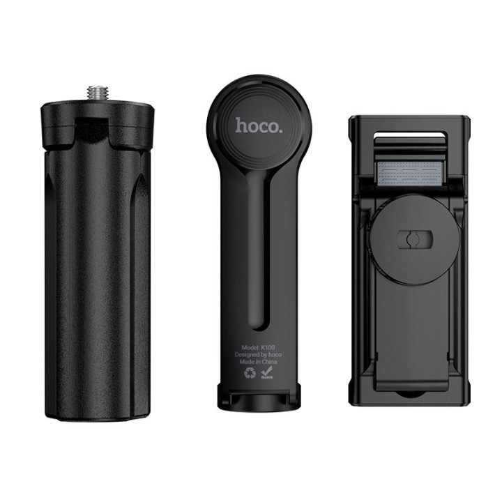 Holder selfie stick tripod Hoco K100 black