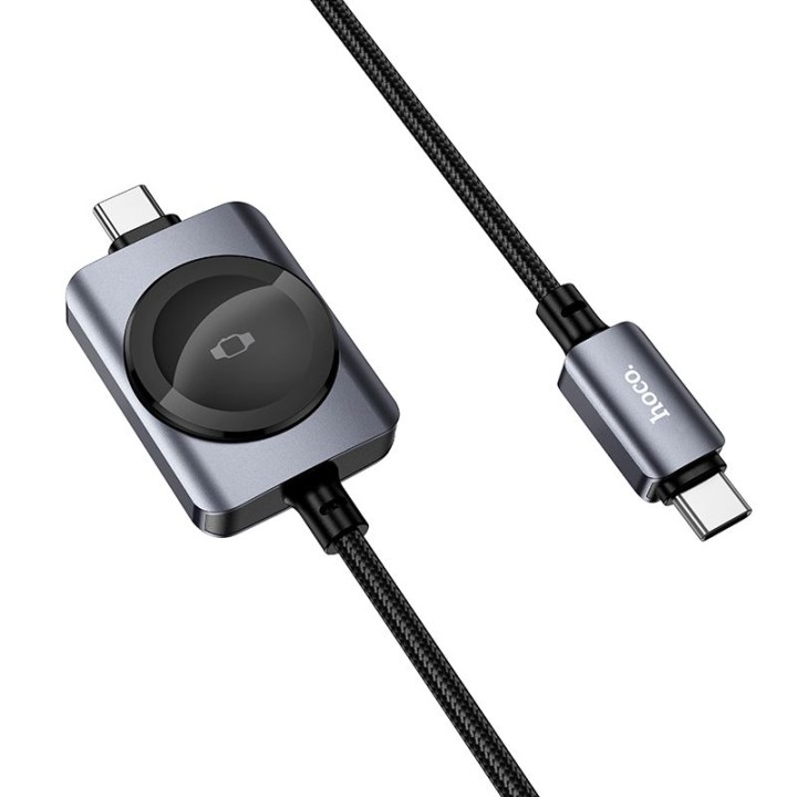 Cable Hoco USB C to USB C PD100W with charging function to iWatch 1,2 m CW66 black
