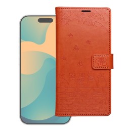Чохол з клапаном для Samsung A27 Mezzo Book коти коричневий