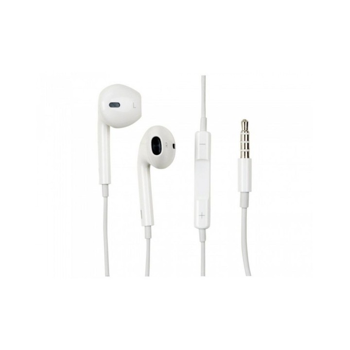 Оригинальные проводные наушники-вкладыши Apple A1472 EarPods MNHF2ZM/A 3,5mm блистер белые