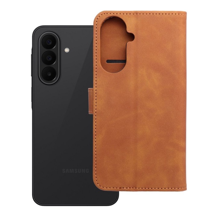 Чохол з клапаном для Samsung A27 Tender Book коричневий