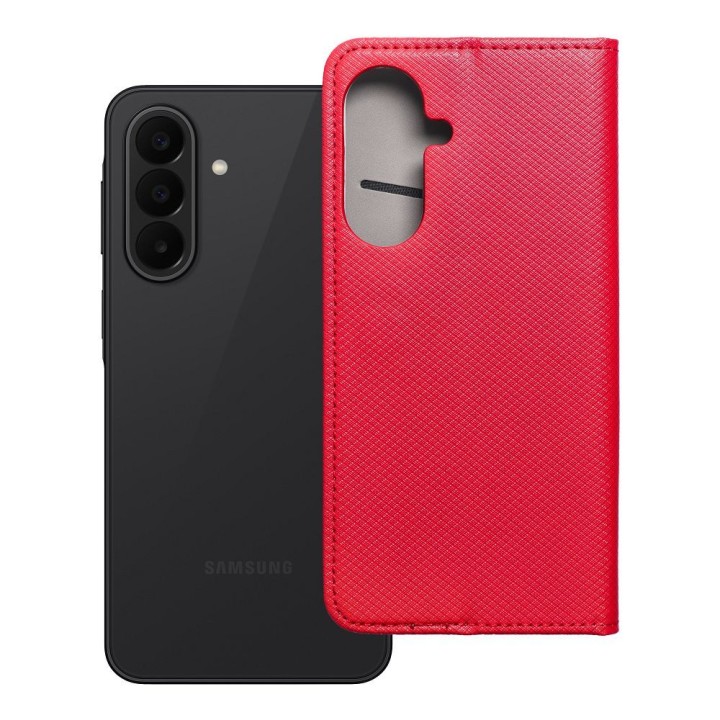 Etui z klapką na Samsung A27 Smart Case Book czerwone
