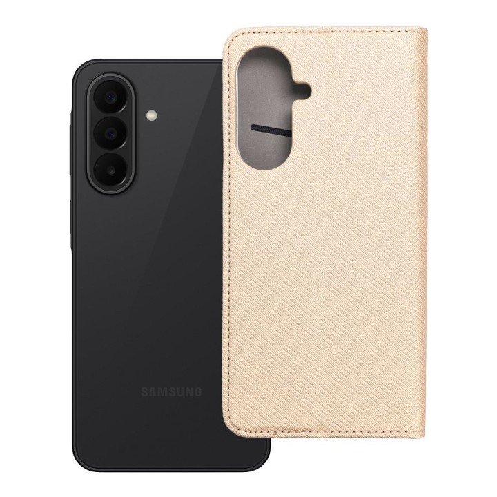 Чехол с клапаном для Samsung A27 Smart Case Book золотой