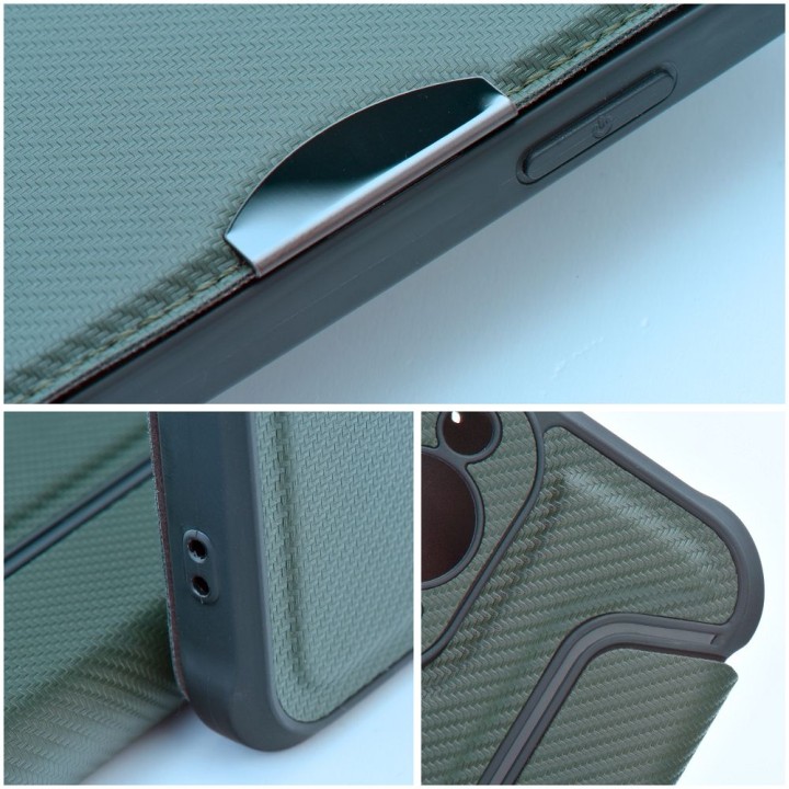 Flip case for Samsung A27 Razor Book dark green