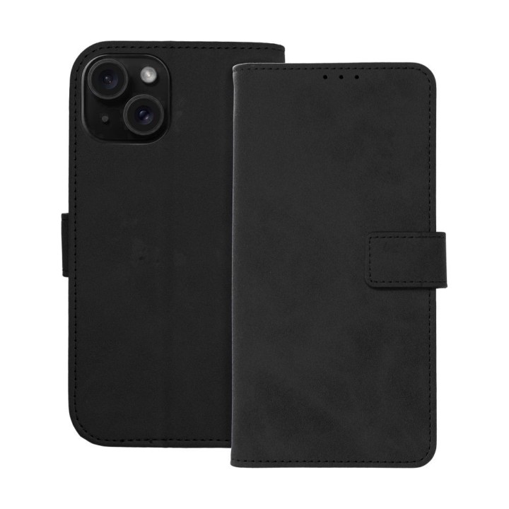 Flip case for iPhone 15 Tender Book black