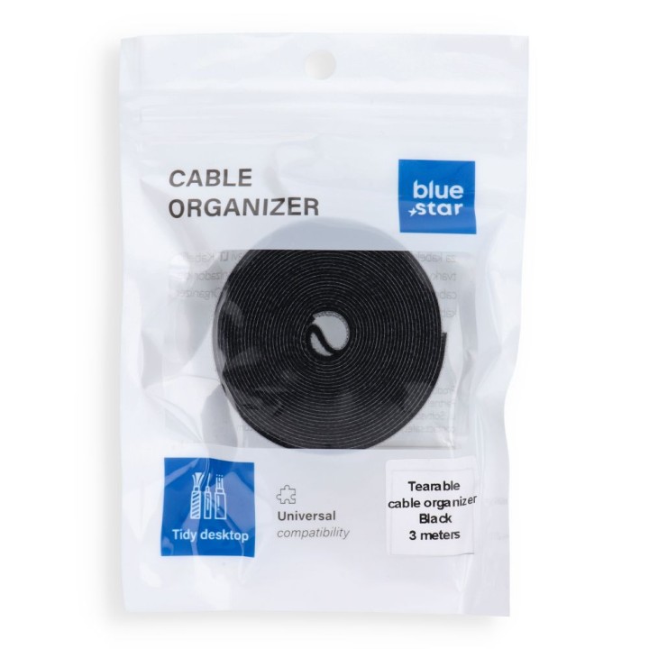 Hook-and-loop cable tie Blue Star PJ-COZ055 - black (3m.)