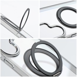 Case for Samsung A37 Frame Circle Stand MagSafe compatible black