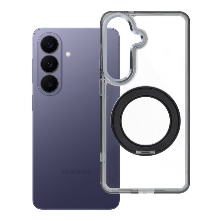 Etui na Samsung S26 Frame Circle Stand zgodne z MagSafe czarne