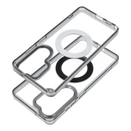 Case for Samsung A56 Frame Circle Stand MagSafe compatible black