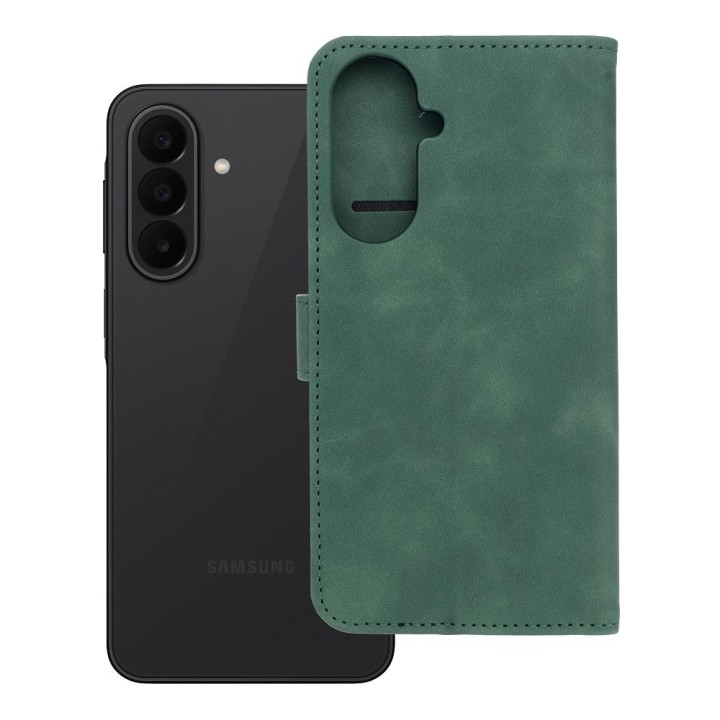 Flip case for Samsung A27 Tender Book green