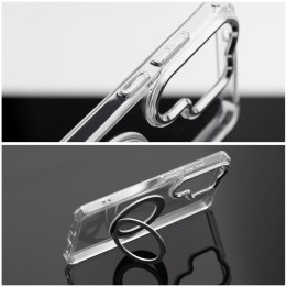 Etui na Samsung S26 Ultra Frame Circle Stand zgodne z MagSafe transparentne