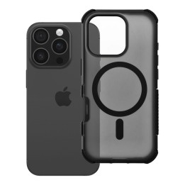 Чохол для iPhone 16 PRO Forcell F-Protect BumperX Premium сумісний з MagSafe чорний 0INT