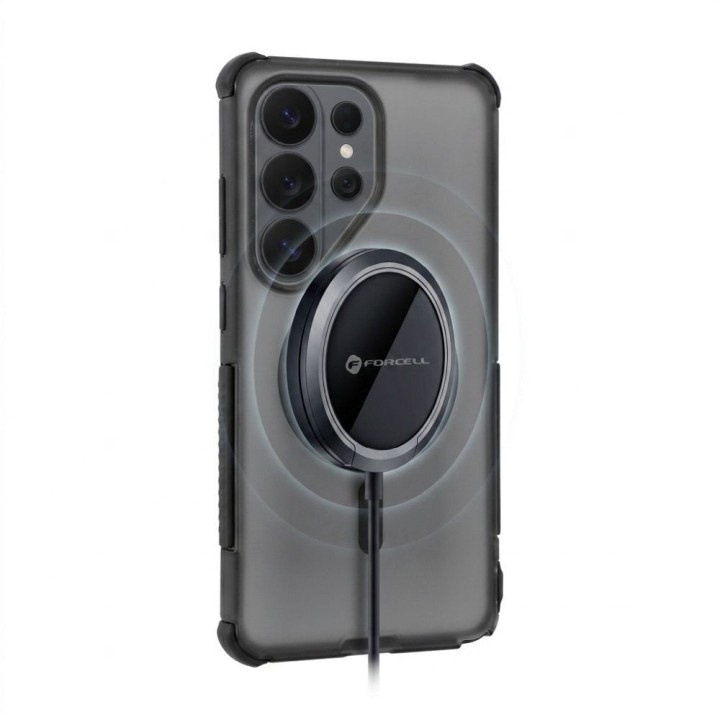 Case for Samsung A27 Forcell F-Protect BumperX Premium compatible with MagSafe black 0INT