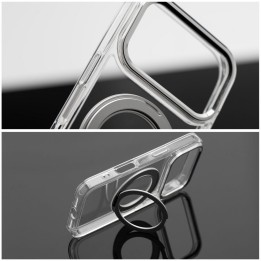 Case for iPhone 13 PRO Frame Circle Stand MagSafe compatible transparent