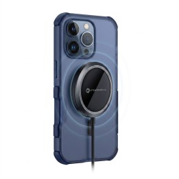 Чохол для iPhone 16 Forcell F-Protect BumperX Premium сумісний із MagSafe темно-синій 0INT