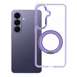 Case for Samsung S26 Frame Circle Stand MagSafe compatible purple