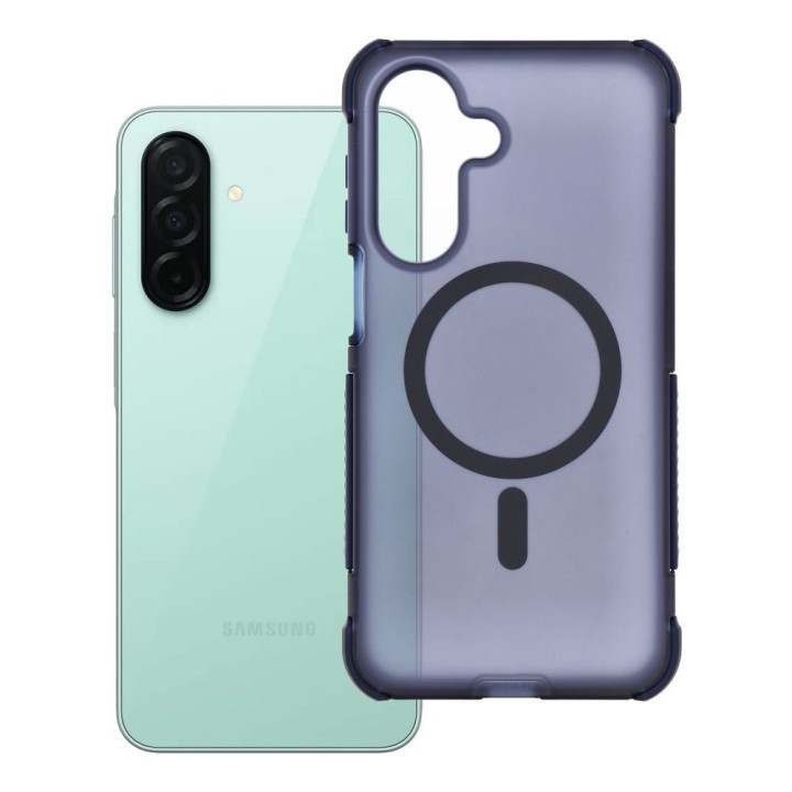 Чехол для Samsung A27 Forcell F-Protect BumperX Premium совместимый с MagSafe темно-синий 0INT