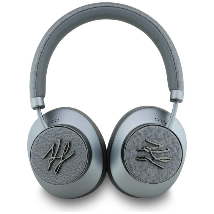 Беспроводные накладные наушники ANC KARL LAGERFELD Grained Initials KF003084 серые