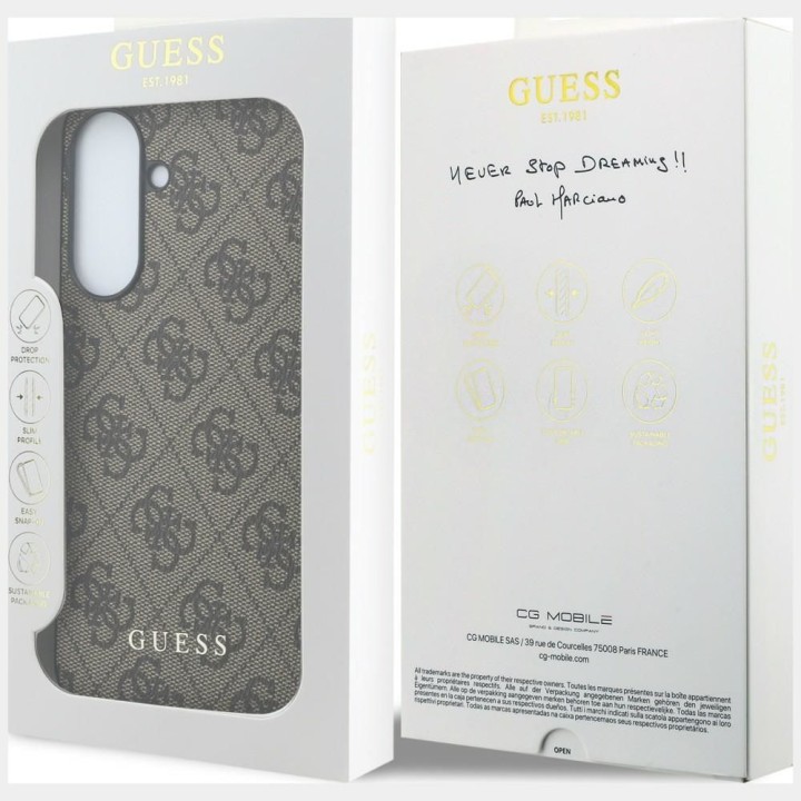 GUESS case for SAMSUNG Galaxy A37 GUHCSA37G4GFBR (PU 4G Classic) brown