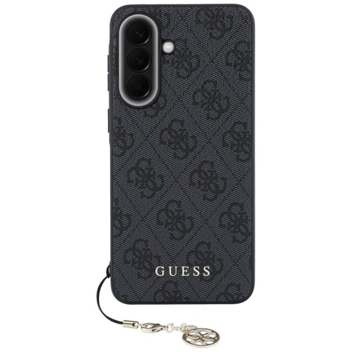 GUESS futerał do SAMSUNG Galaxy A57 GUHCSA57GF4GGR (PU 4G Classic Logo with Charm) czarny