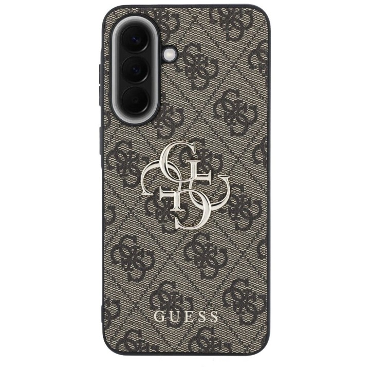 GUESS case for SAMSUNG Galaxy A37 GUHCSA374GMGBR (4G Big Metal Logo) brown