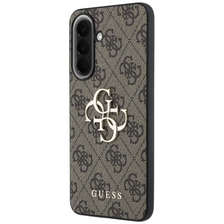 GUESS case for SAMSUNG Galaxy A37 GUHCSA374GMGBR (4G Big Metal Logo) brown