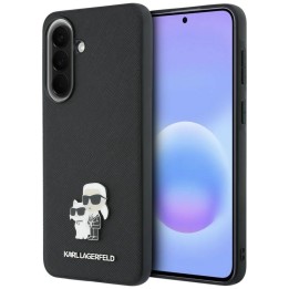 KARL LAGERFELD чохол для SAMSUNG A37 KLHCSA37PSAKCMPK (Saffiano W/ K&C Metal Logo) чорний