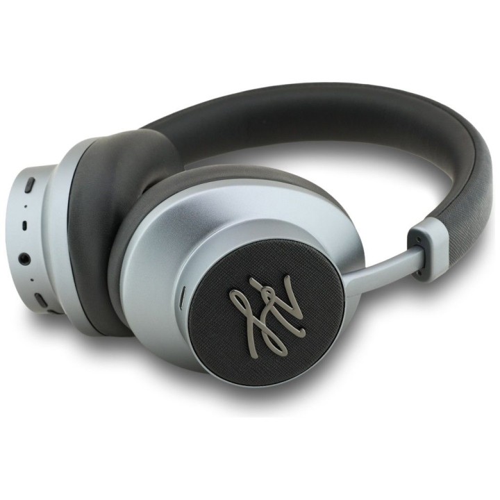 Wireless on-ear headphones ANC KARL LAGERFELD Grained Initials KF003083 black