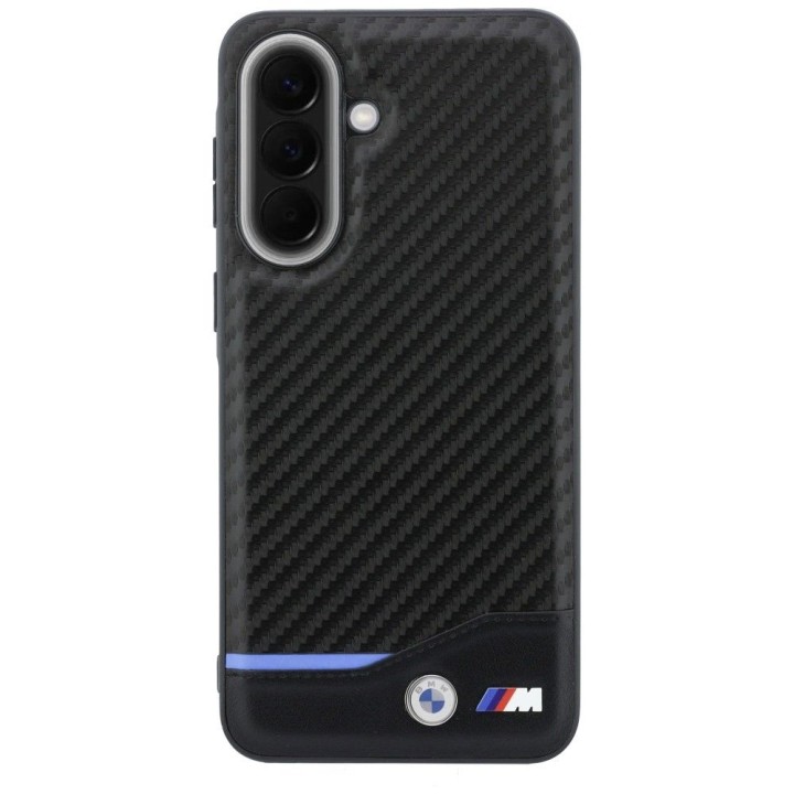 BMW case for SAMSUNG A37 BMHCSA3722NBCK (PU Carbon) black