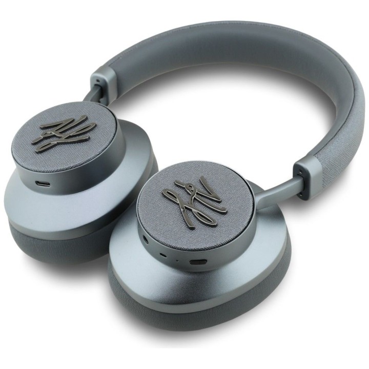 Wireless headphones on-ear ANC KARL LAGERFELD Grained Initials KF003084 grey