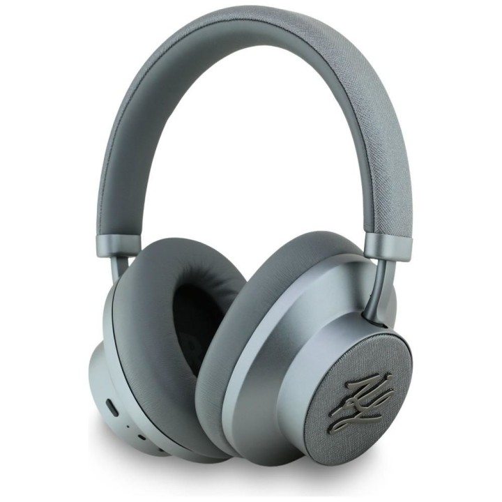 Wireless headphones on-ear ANC KARL LAGERFELD Grained Initials KF003084 grey
