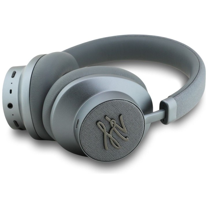 Wireless headphones on-ear ANC KARL LAGERFELD Grained Initials KF003084 grey