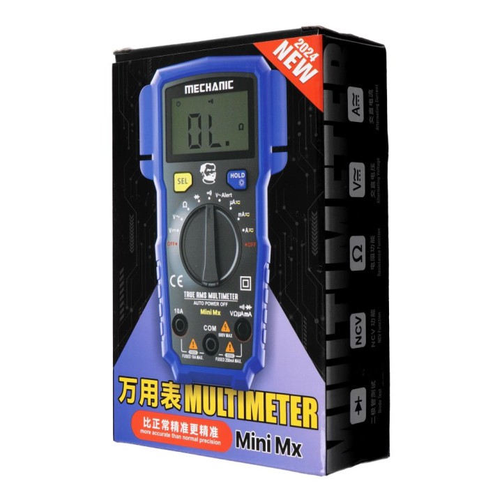 MECHANIC Multimeter digital mini MX blue