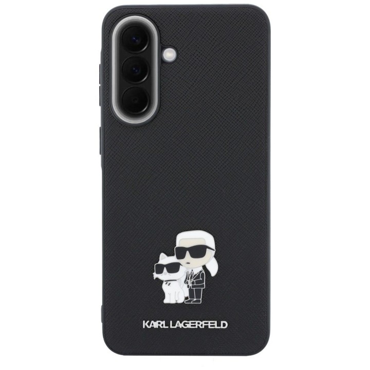KARL LAGERFELD case for SAMSUNG A57 KLHCSA57PSAKCMPK (Saffiano W/ K&C Metal Logo) black