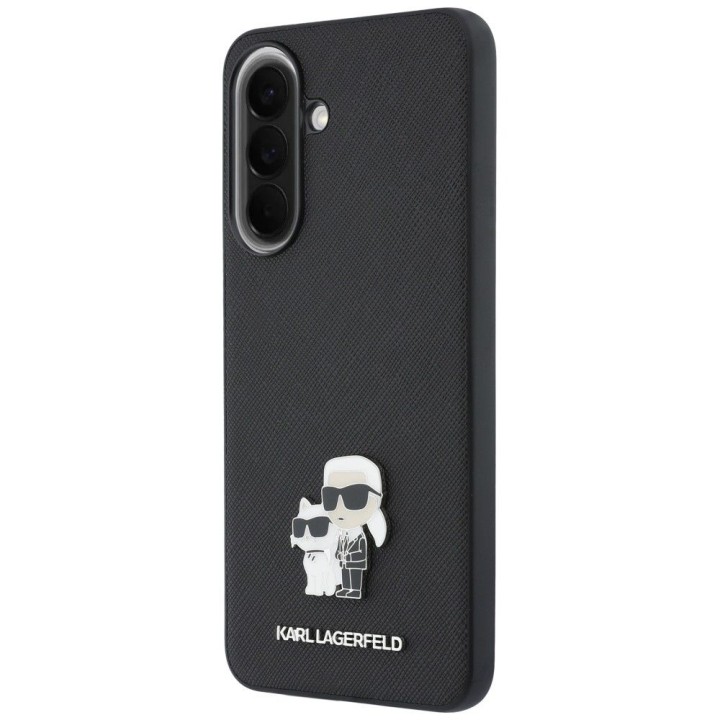 KARL LAGERFELD case for SAMSUNG A57 KLHCSA57PSAKCMPK (Saffiano W/ K&C Metal Logo) black