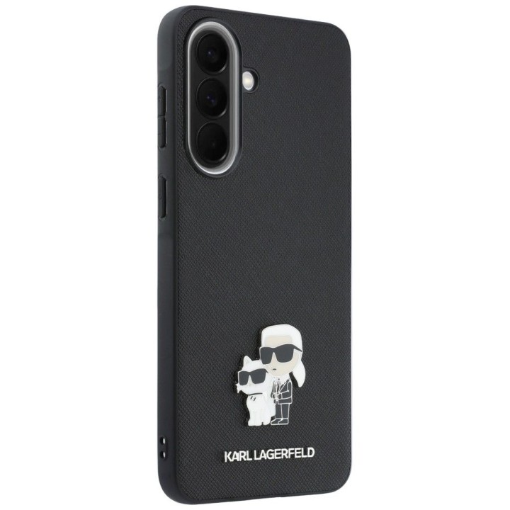 KARL LAGERFELD чохол для SAMSUNG A57 KLHCSA57PSAKCMPK (Saffiano W/ K&C Metal Logo) чорний