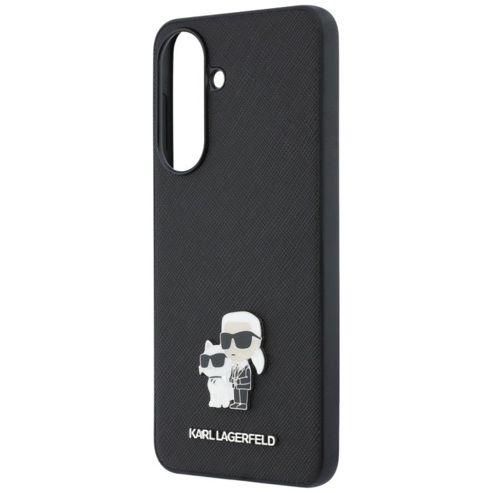 KARL LAGERFELD case for SAMSUNG A57 KLHCSA57PSAKCMPK (Saffiano W/ K&C Metal Logo) black