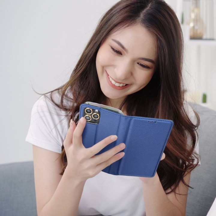 Flip case for Honor 600 LITE Smart Case Book navy blue