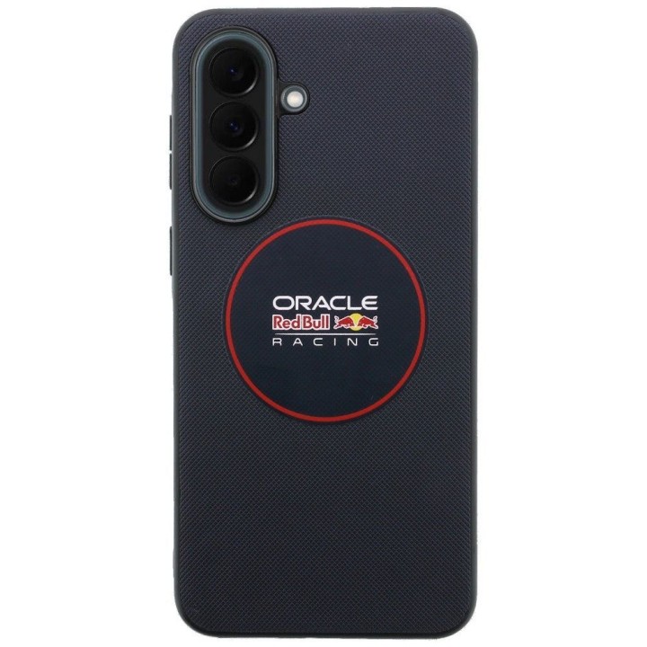 RED BULL case for SAMSUNG A37 RBHCA3724PUILVR (Meshed PU Red Ring & Metal Buttons) navy blue