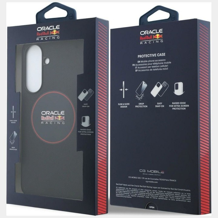 RED BULL чехол для SAMSUNG A37 RBHCA3724PUILVR (Meshed PU Red Ring & Metal Buttons) темно-синий