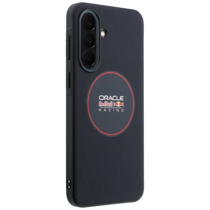 RED BULL futerał do SAMSUNG A37 RBHCA3724PUILVR (Meshed PU Red Ring & Metal Buttons) granatowy
