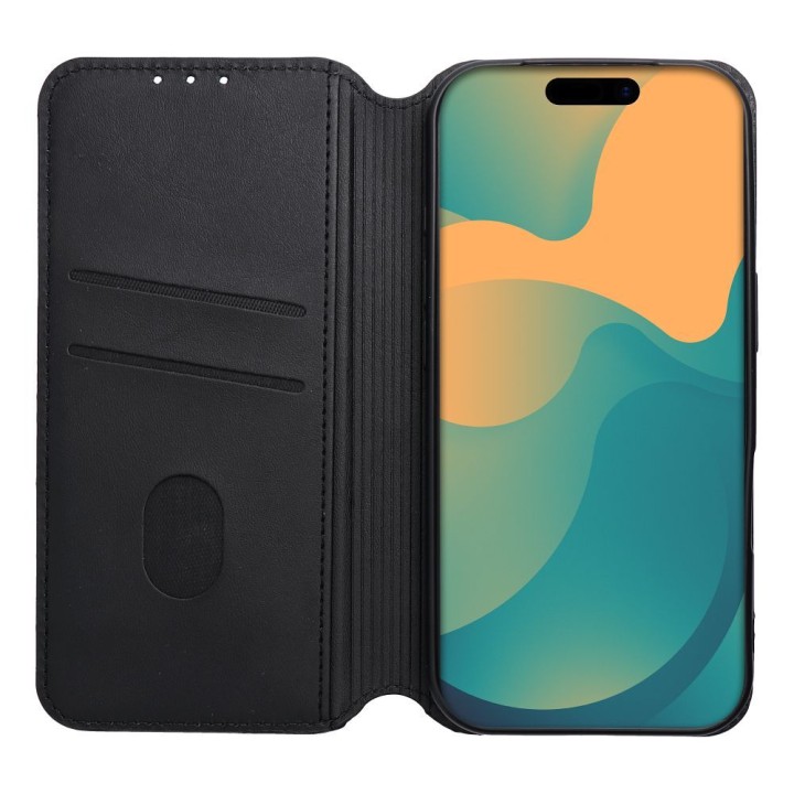 Чехол с клапаном для Motorola G17 Cubic Book черный