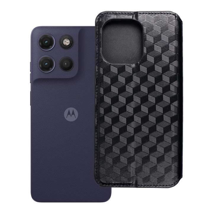 Чохол з клапаном для Motorola G17 Cubic Book чорний
