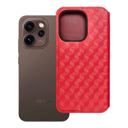 Чохол з клапаном для Oppo Reno 15 Pro 5G Cubic Book червоний