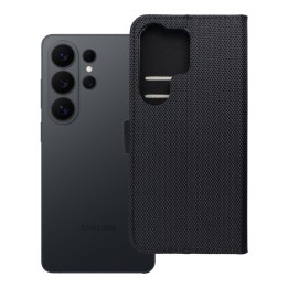 Etui z klapką na Xiaomi 17 PRO / 18 PRO 4Card RFID antykradzieżowe tech fabric czarne
