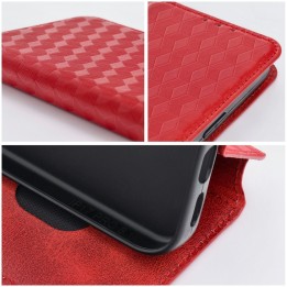 Etui z klapką na Xiaomi 17 PRO / 18 PRO Cubic Book czerwone