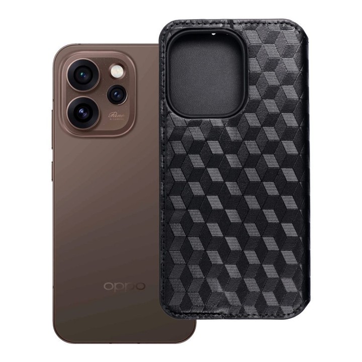 Чохол з клапаном для Oppo Reno 15 Pro 5G Cubic Book чорний