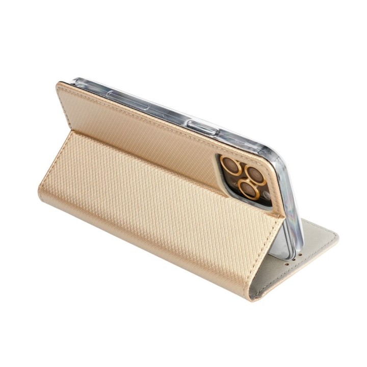 Flip case for Motorola G17 POWER Smart Case Book gold