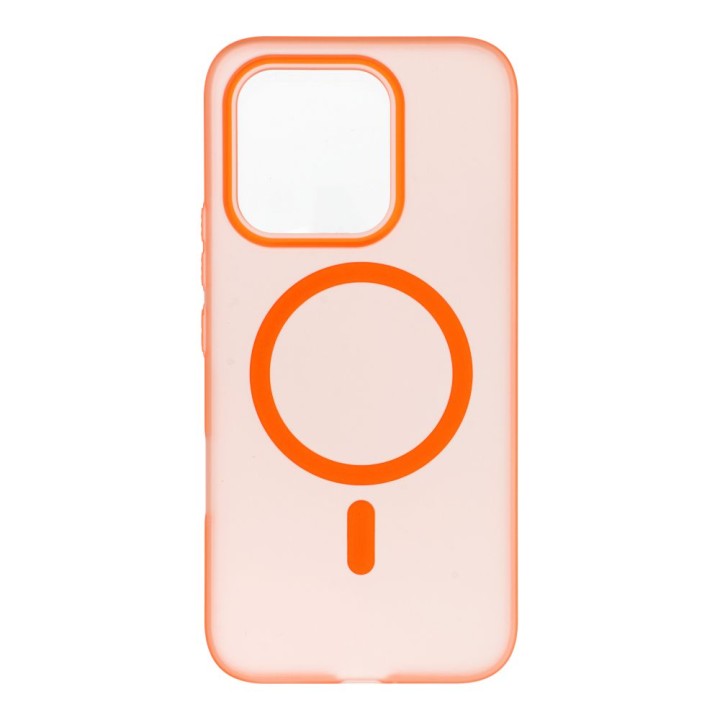 Чохол для Honor 600 LITE Go Orange сумісний з MagSafe помаранчевий
