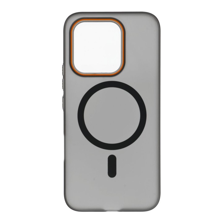 Etui na Honor 600 LITE Go Orange zgodne z MagSafe czarne